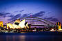 Sydney Harbour at dusk