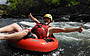 Tubing on the Mulgrave River